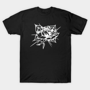 Sharp Rose Blk T-Shirt